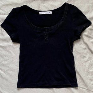 Ribbed Short sleeve T-shirt